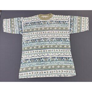 Rare Vintage 90s Northwoods Art Stripe Aztec Design Surf Skate Painting Pattern